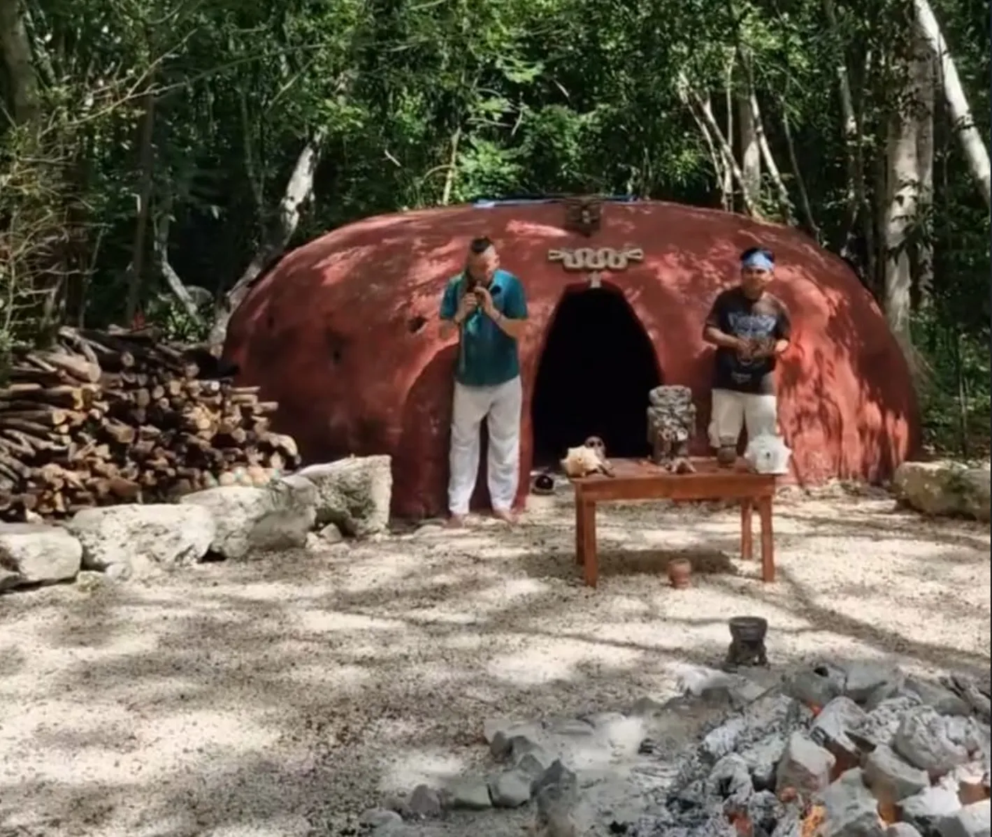 Cérémonie de Temazcal